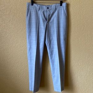 Men Zara dress pants grey plaid